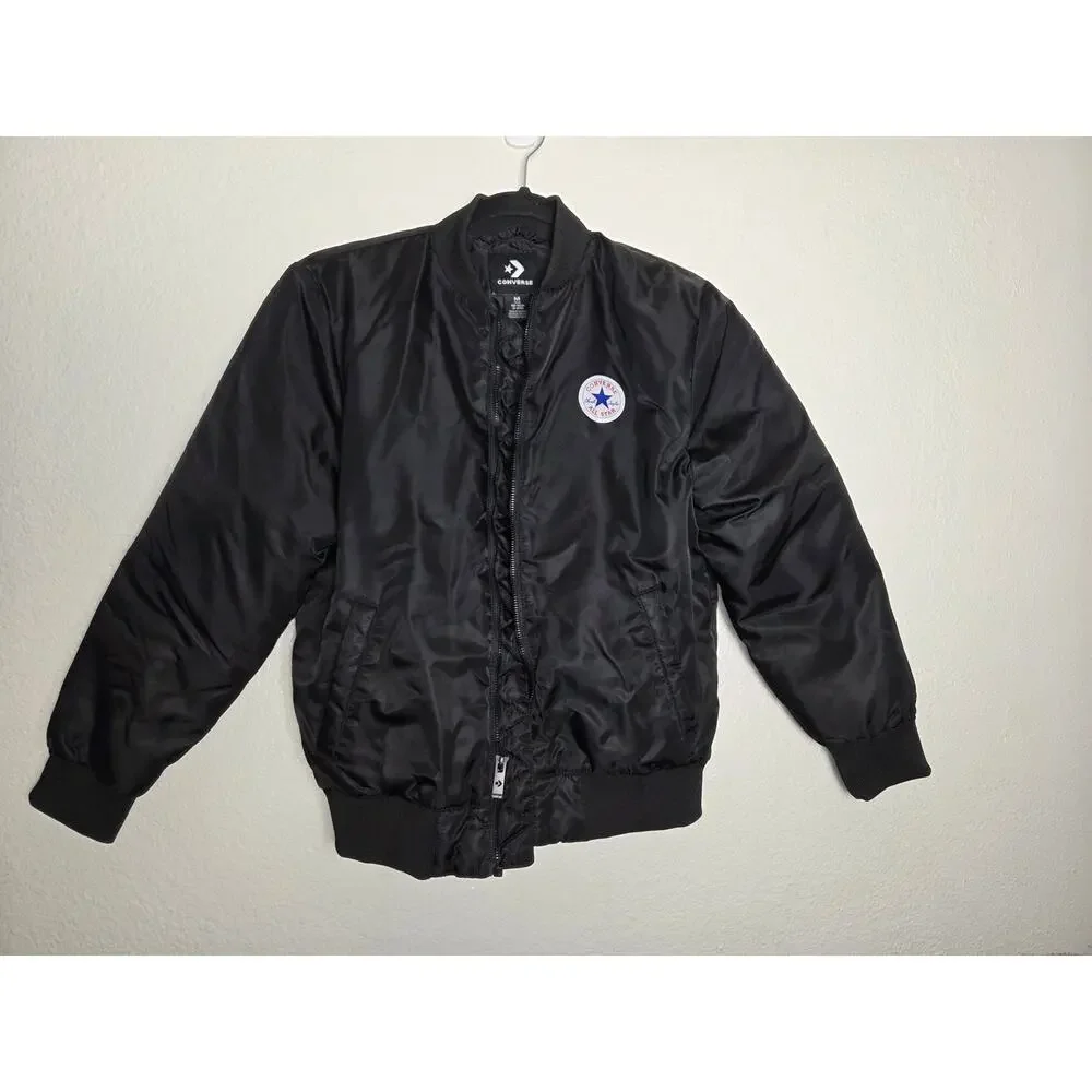 Boys Converse All Star Chuck Taylor Classic Black Jacket‎ Size 10-12Y